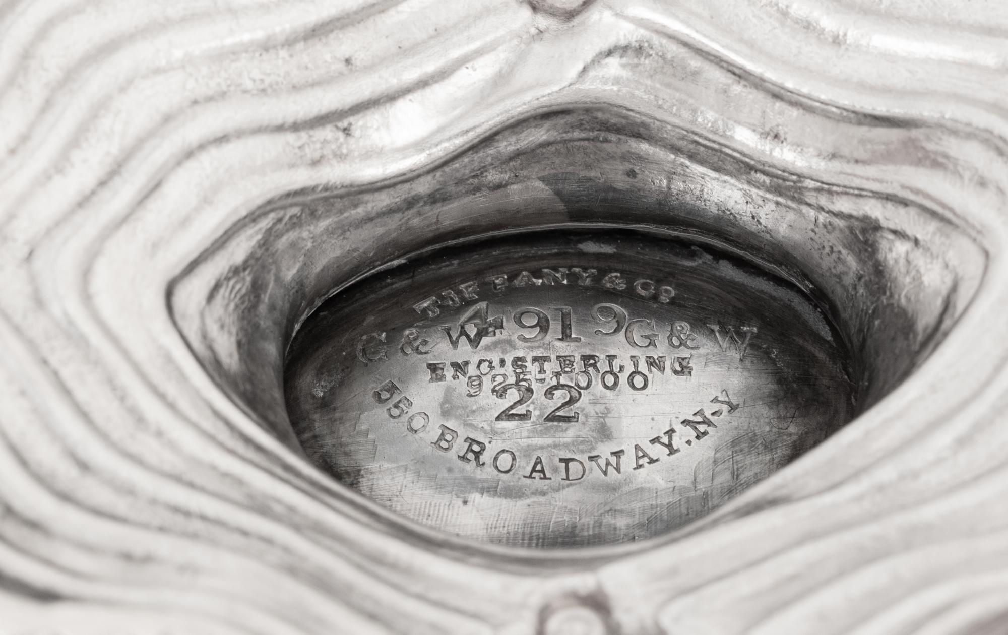 A Grosjean and Woodward for Tiffany and Co. Silver Creamer and Sugar Basket