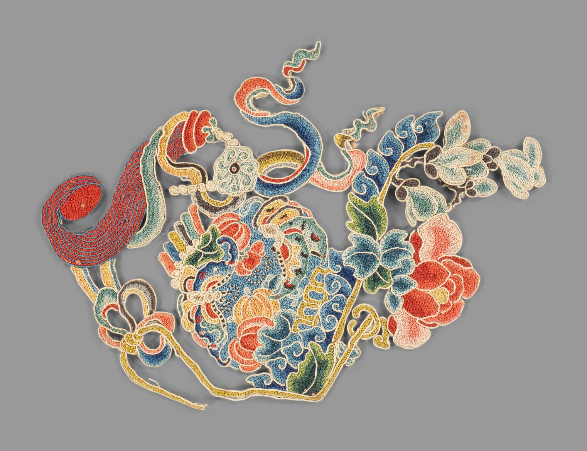 18 Chinese Embroidered Silk Textiles