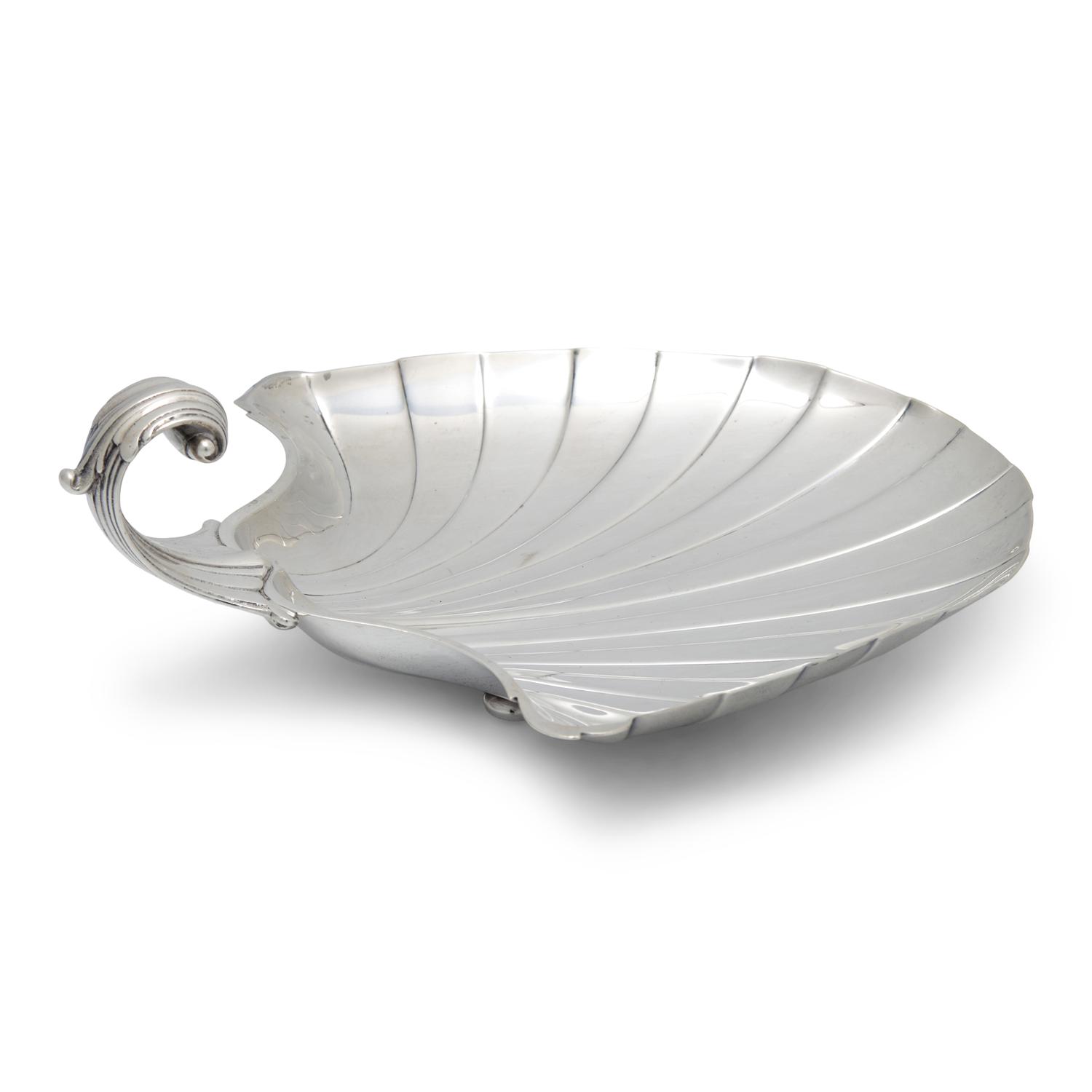 An American Silver Shell-Form Dish