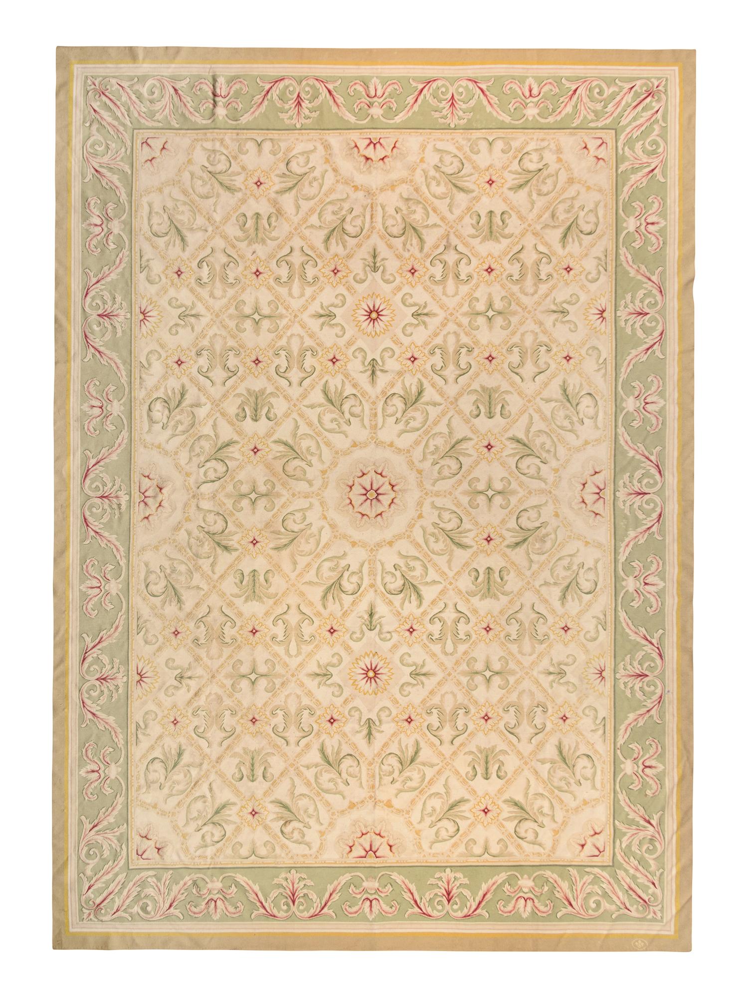 An Aubusson Style Wool Rug