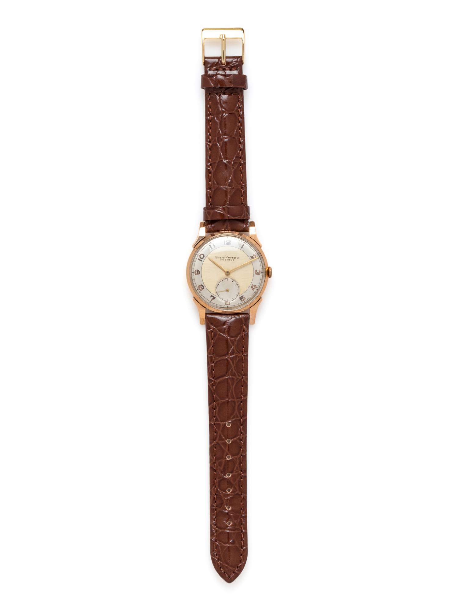GIRARD-PERREGAUX, 18K PINK GOLD WRISTWATCH