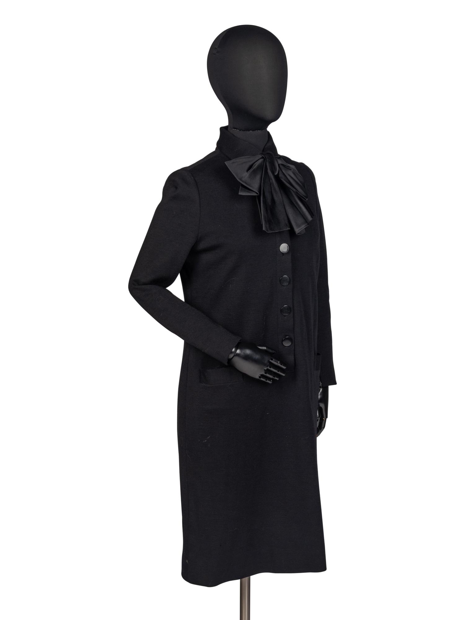 Norman Norell Wool Dress, c.1970