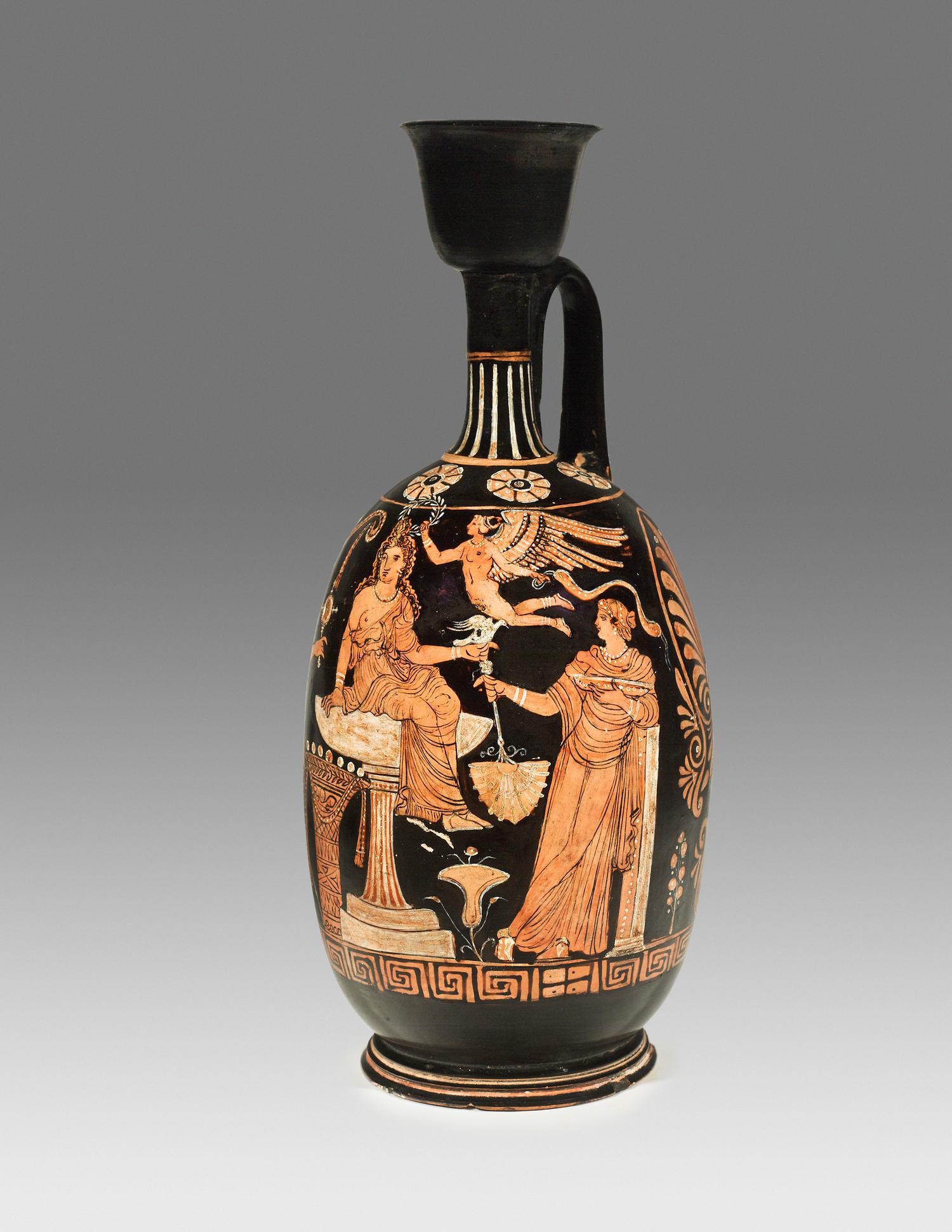 An Apulian Red-Figured Squat Lekythos