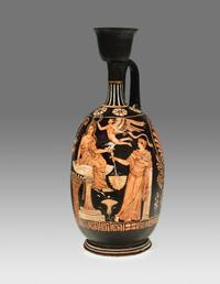 An Apulian Red-Figured Squat Lekythos