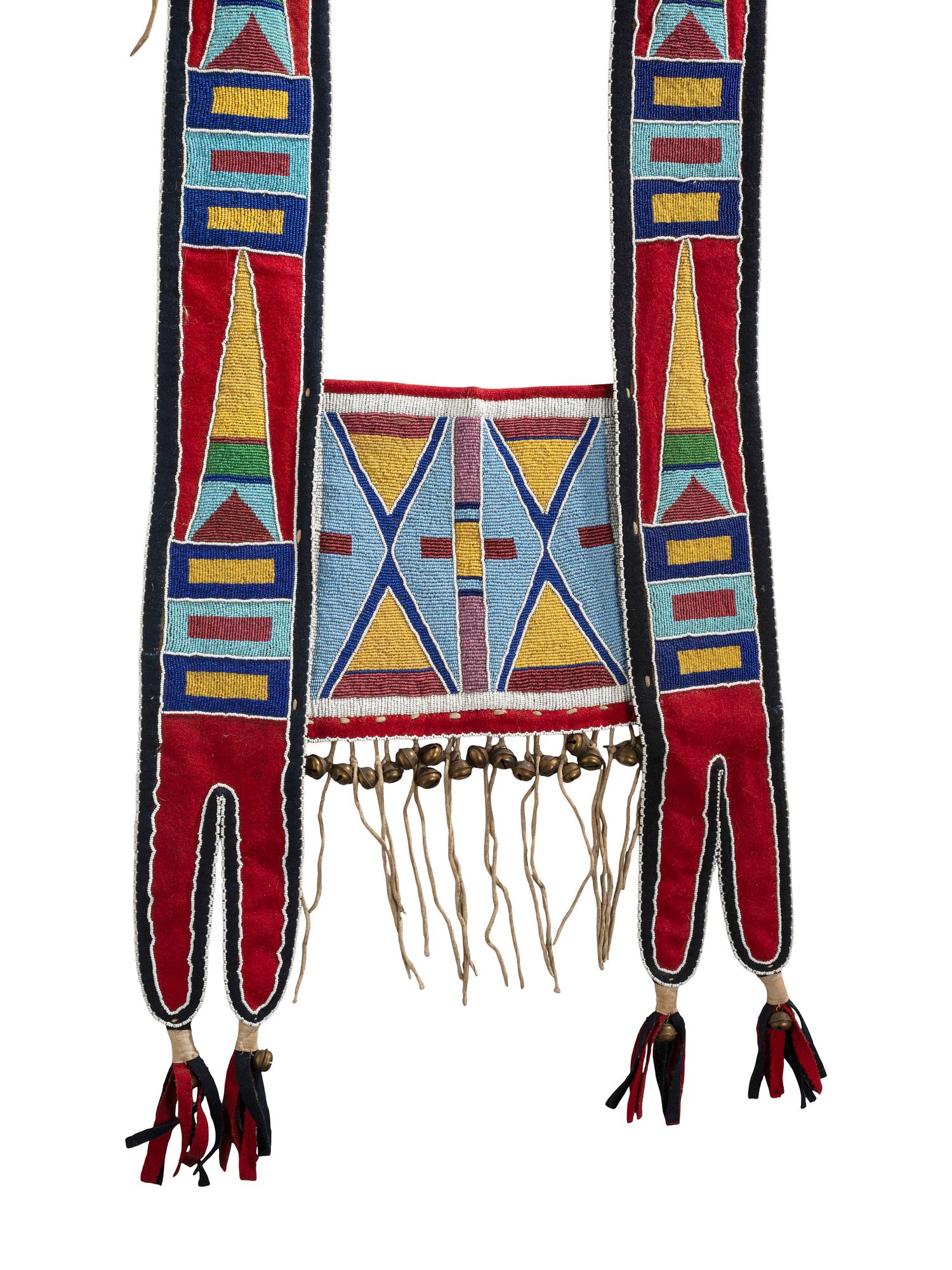 Apsáalooke (Crow) Beaded Hide Martingale