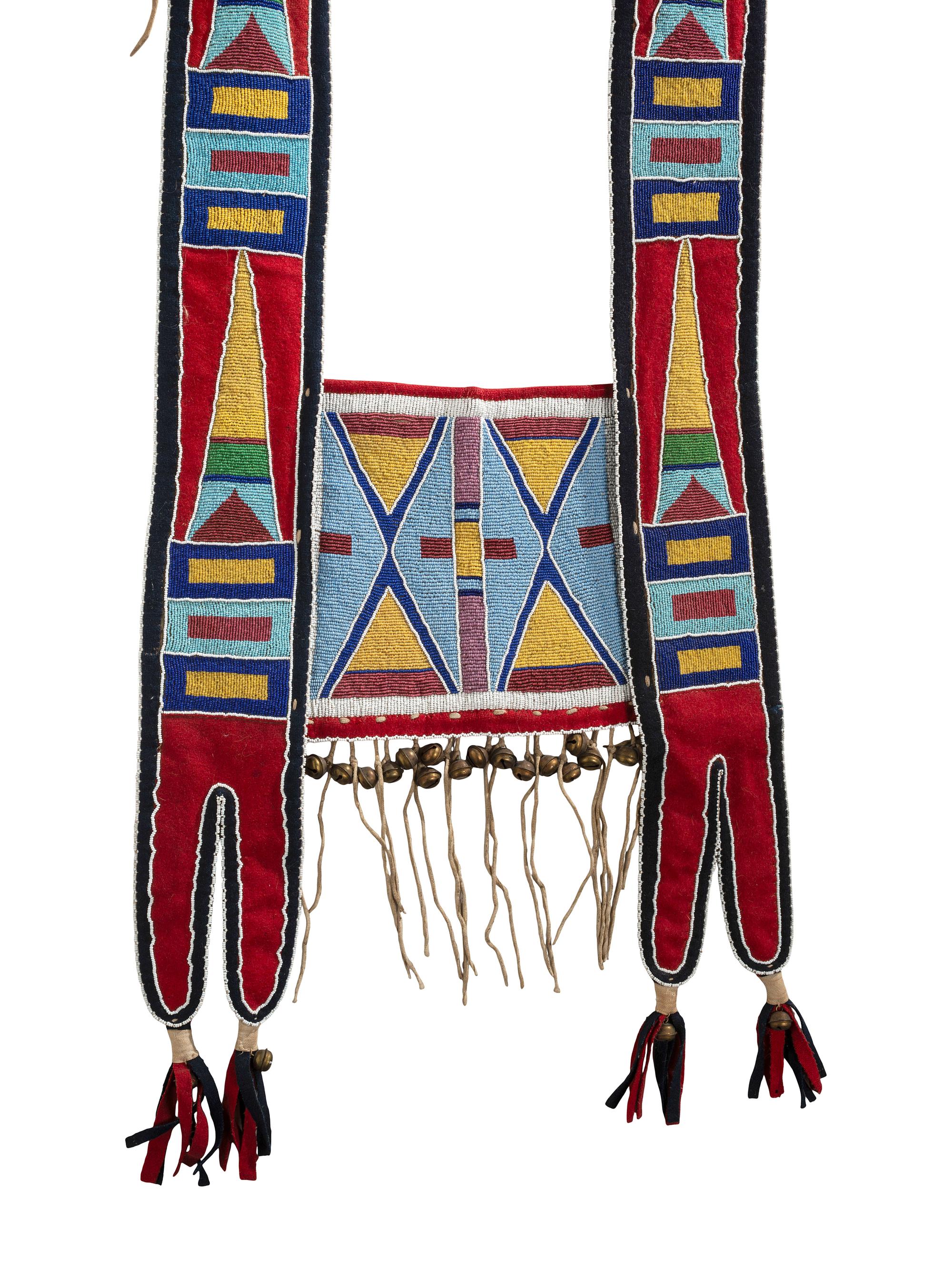 Apsáalooke (Crow) Beaded Hide Martingale