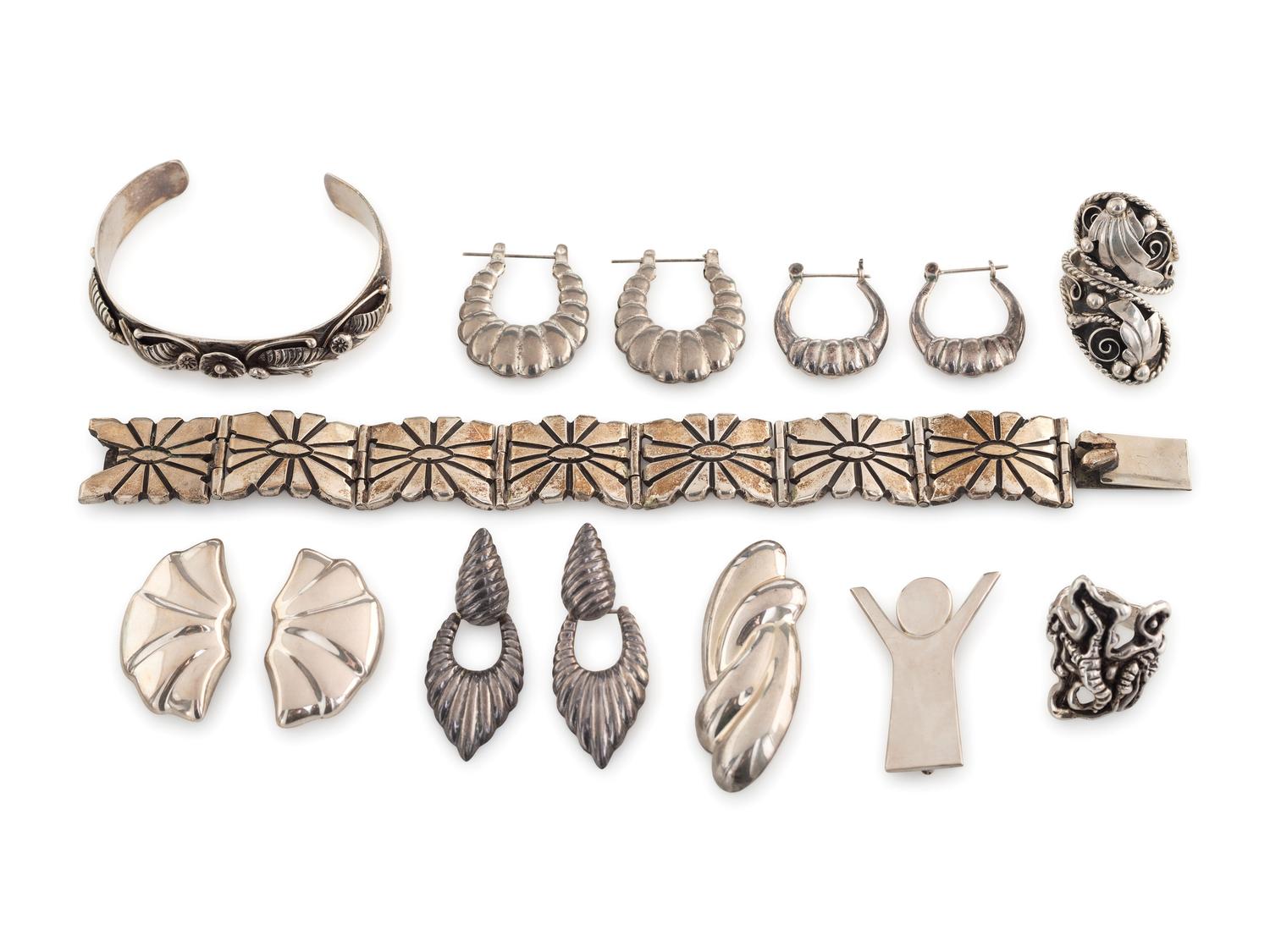 Mexican and Southwestern-style Silver Jewelry
