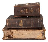 [EARLY PHOTOGRAPHY]. A group of 10 albums containing over 300 cabinet cards, CDVs, and tintypes.