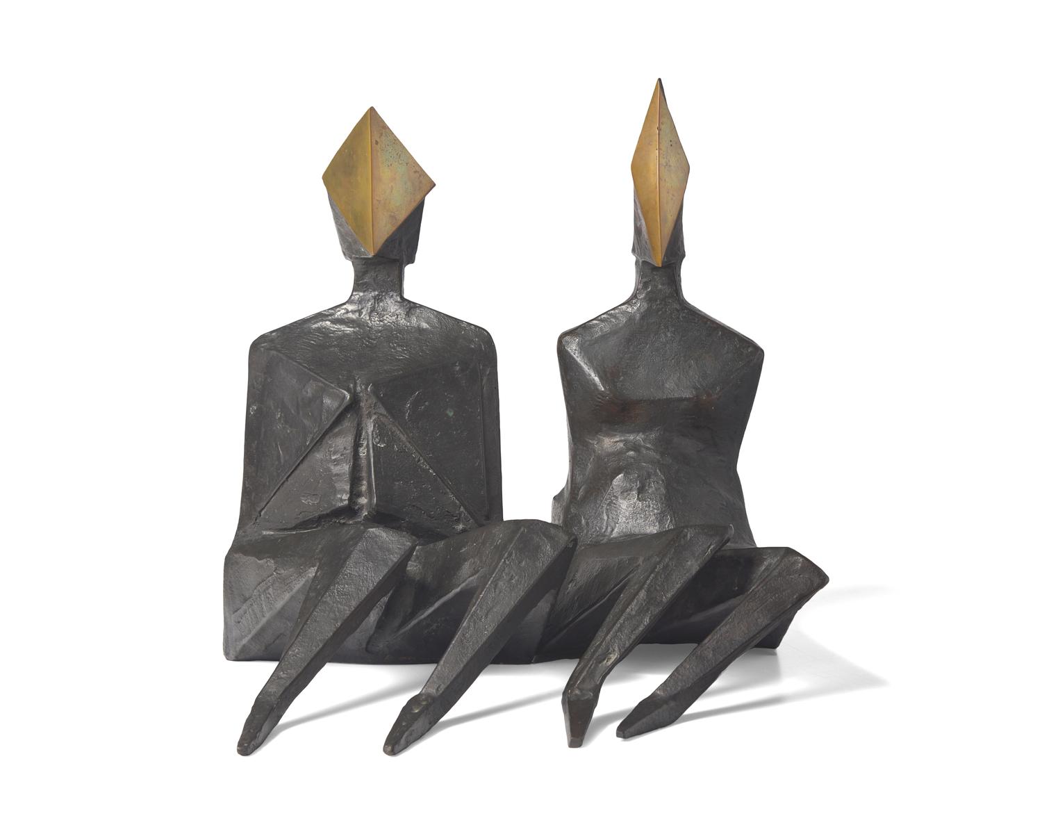 Maquette II Diamond (2 Figures) , conceived 1984