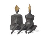 Maquette II Diamond (2 Figures) , conceived 1984