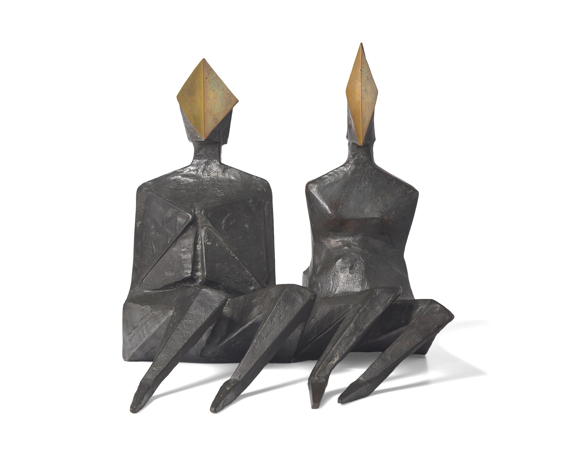 Maquette II Diamond (2 Figures) , conceived 1984