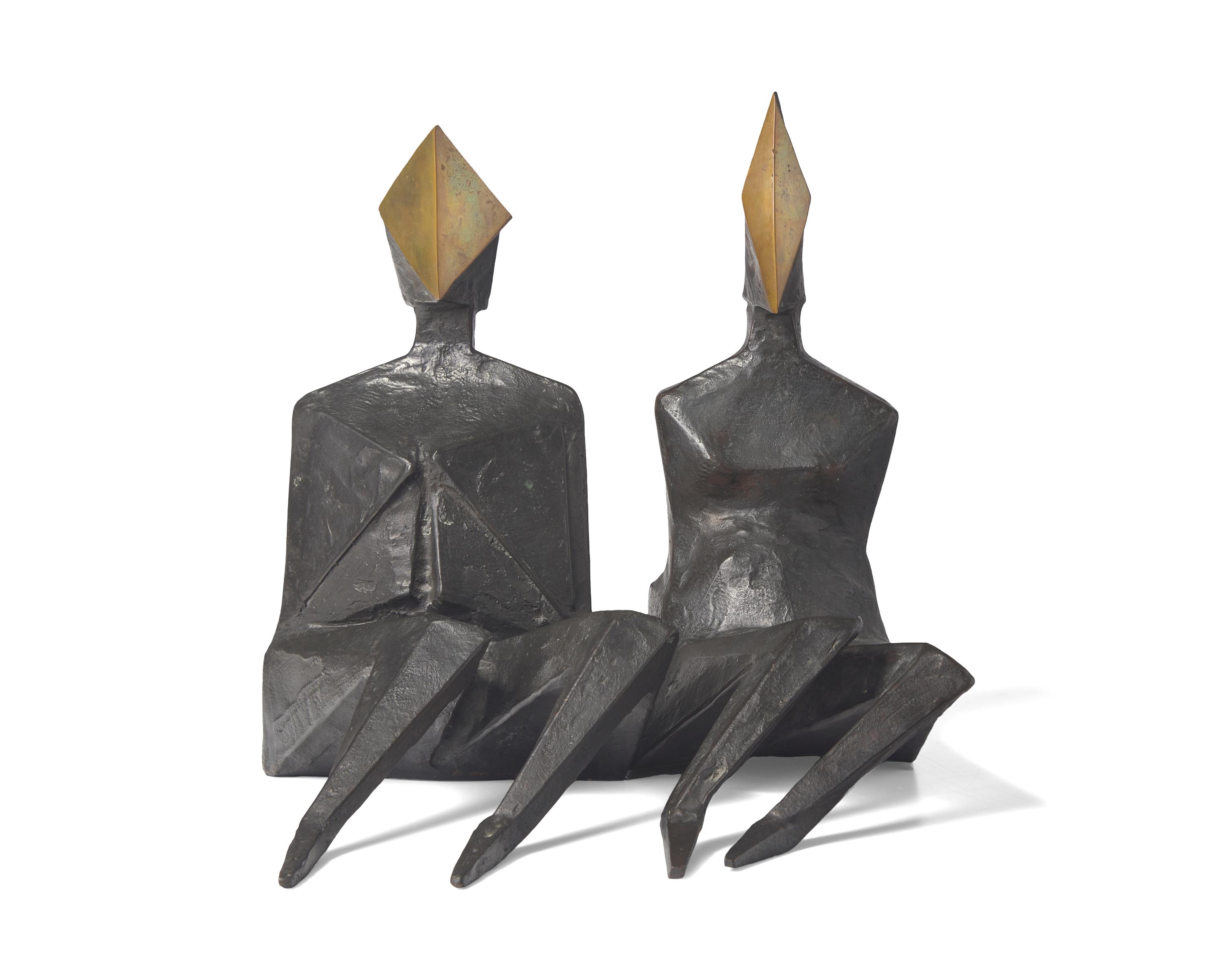 Maquette II Diamond (2 Figures) , conceived 1984