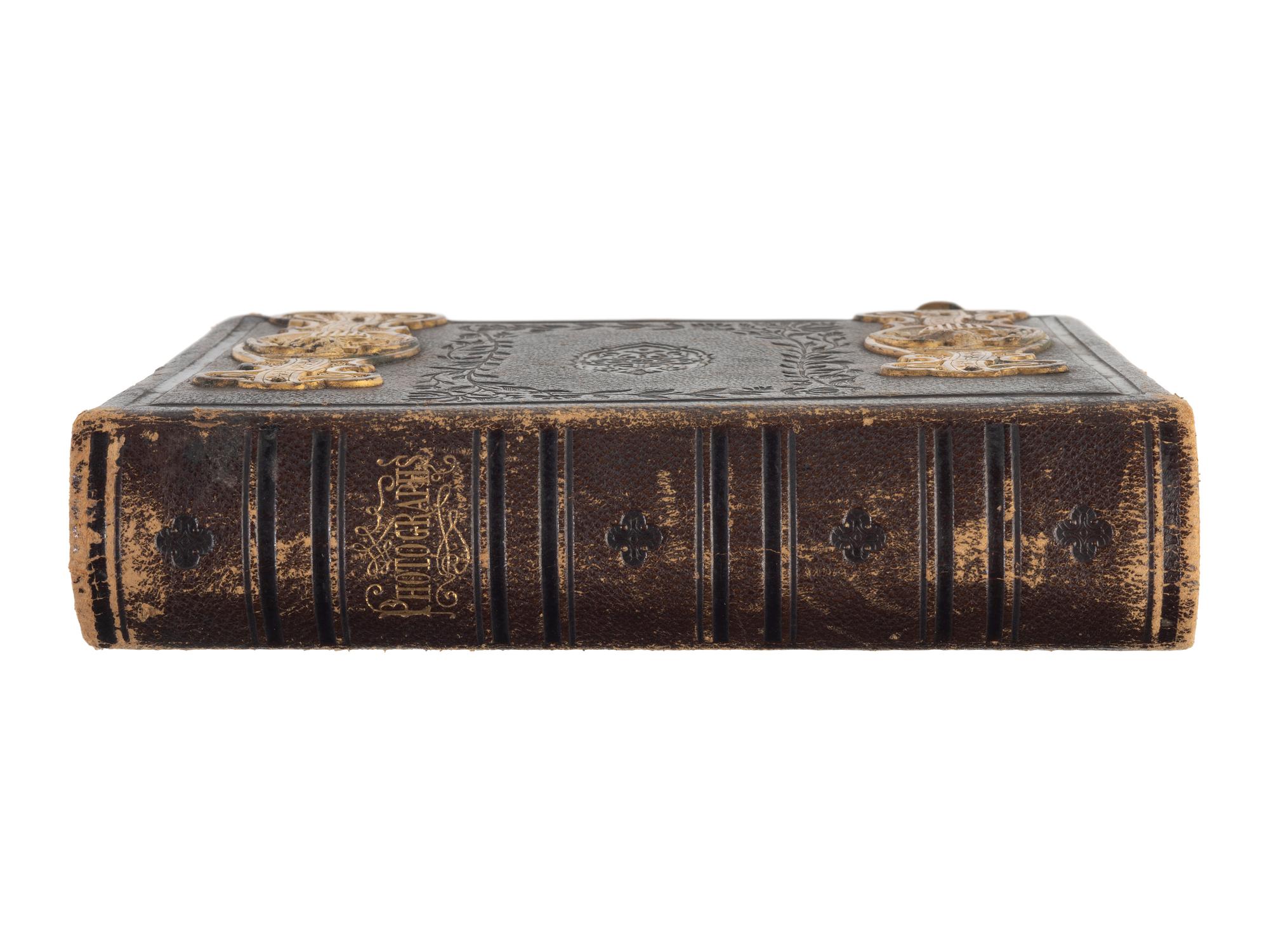 Patriotic album containing 24 engraved CDVs of Union generals. New York: Leavitt & Allen, 1862.