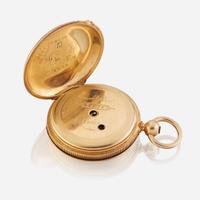 An eighteen karat gold hunting cased pocket watch, C.R. & Co.