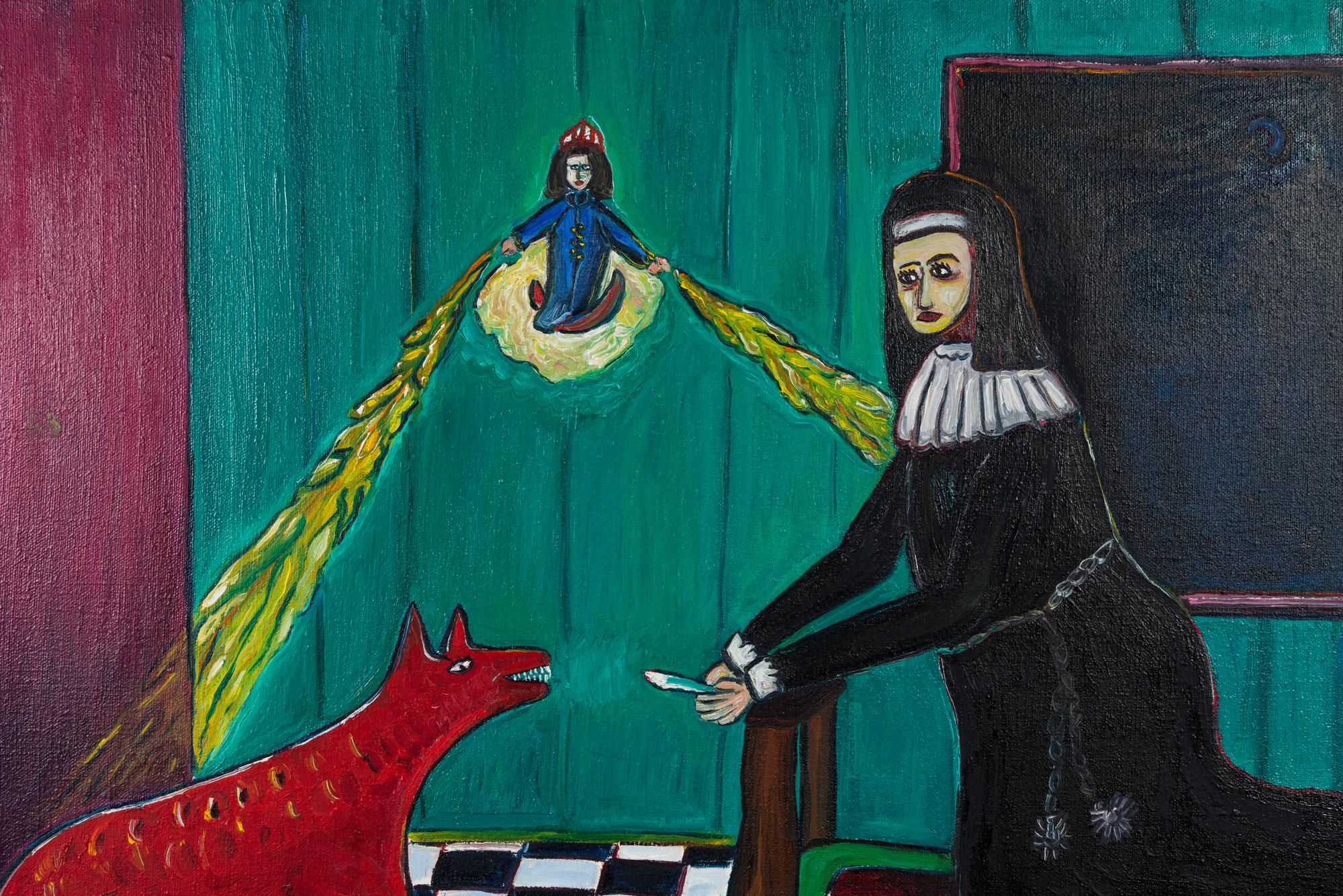 Untitled (Nun and Devil Dog)