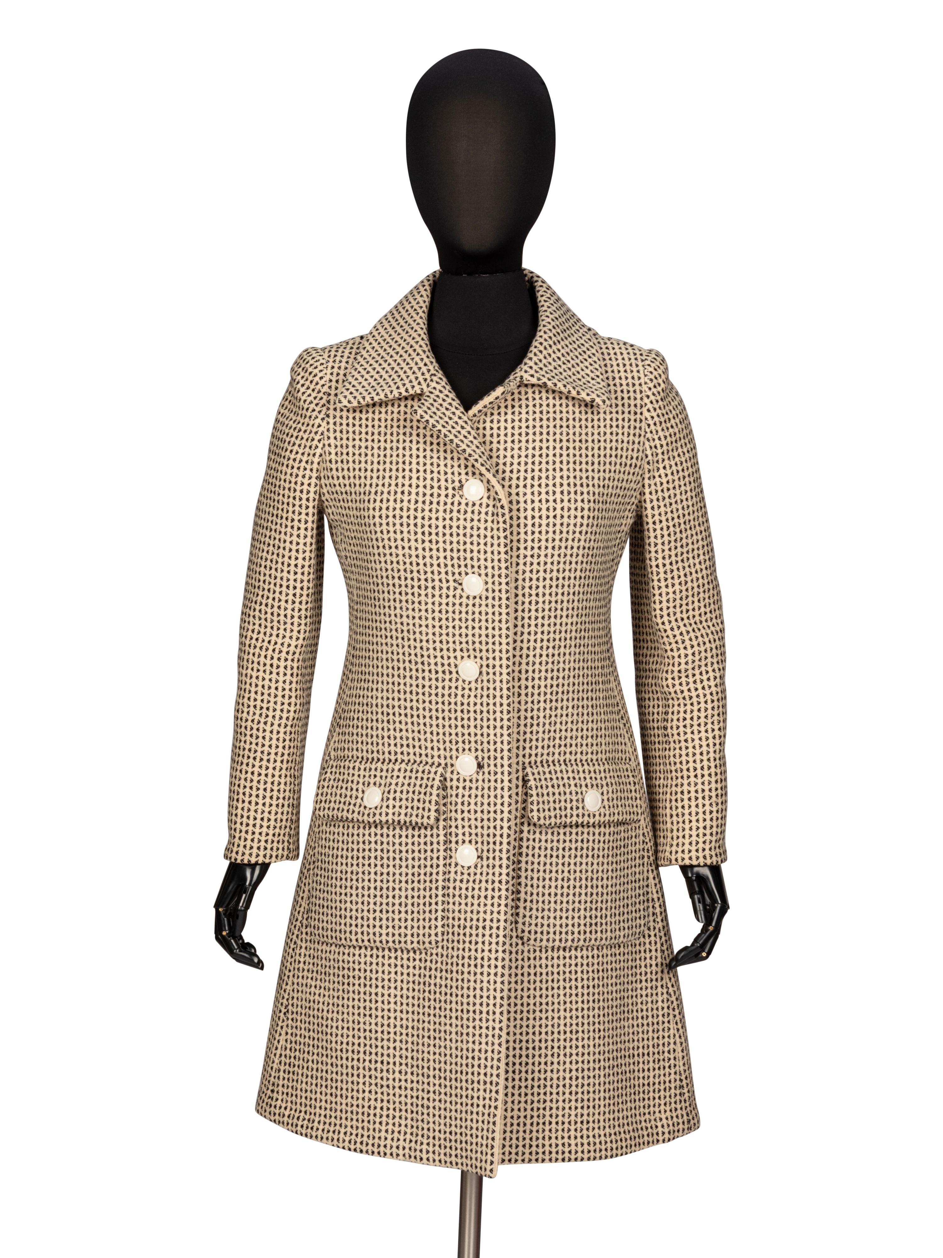 Galanos, Tailored Wool Tweed Jacket