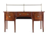An Irish Regency Inlaid Mahogany Sideboard