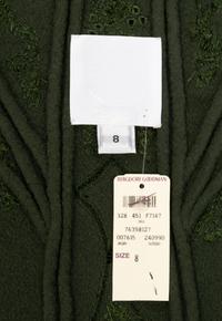 Chado Ralph Rucci Green Cashmere Coat, 1990-2000s