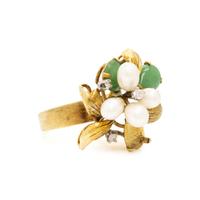 Multigem Earrings and Ring