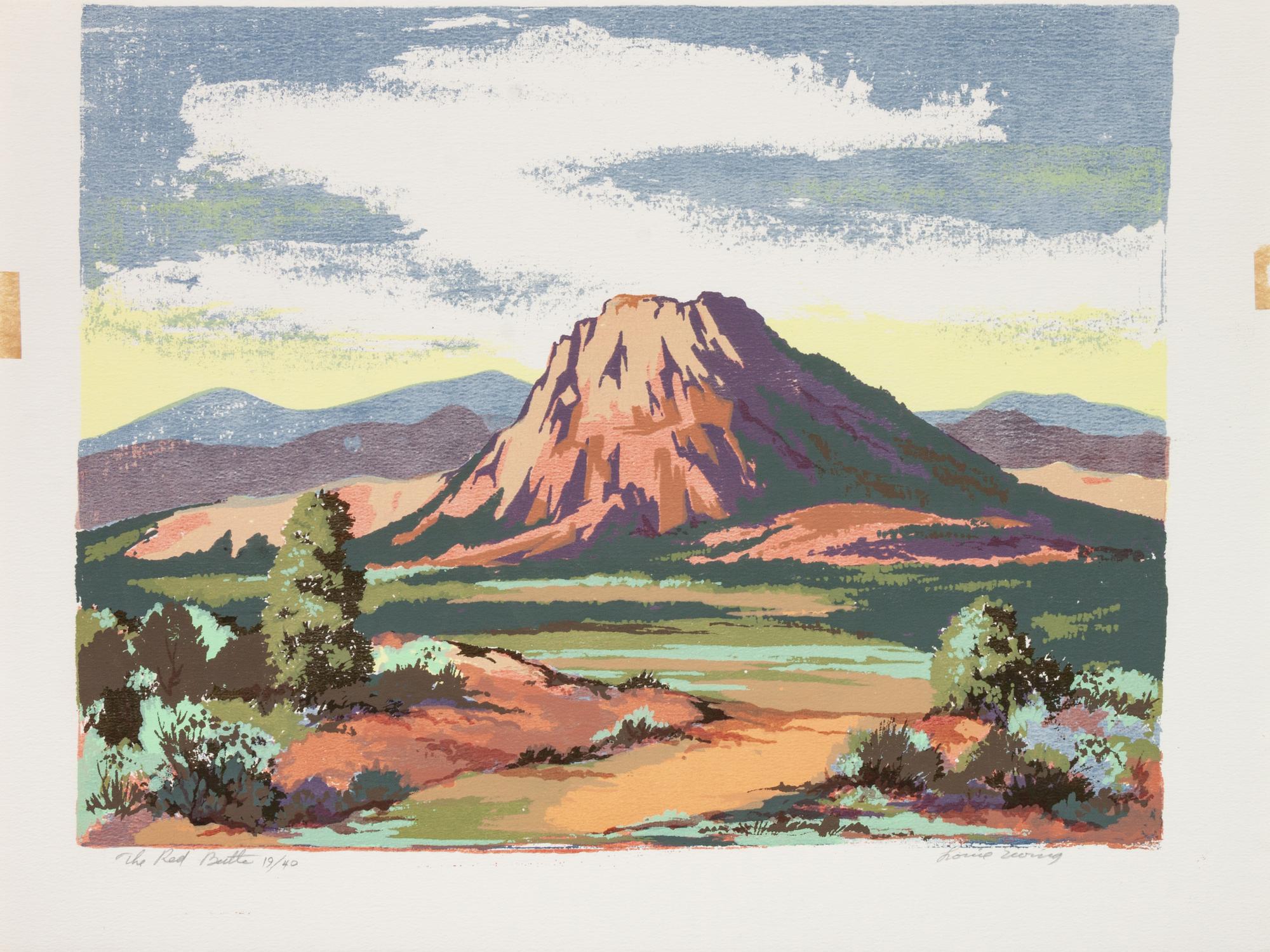 Five Works: Day Begins , edition 39/120; Cottonwood , edition 105/120; Rio Colorado , edition 75/120; Alders , edition 13/150; The Red Butte , edition 19/40