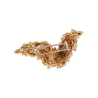 VAN CLEEF & ARPELS, YELLOW GOLD AND DIAMOND BROOCH, CIRCA 1963
