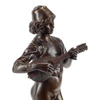 Paul Dubois (French, 1829-1905) — Le chanteur Florentin