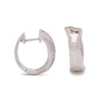 COLLECTION OF GOLD AND DIAMOND HOOP EARRINGS