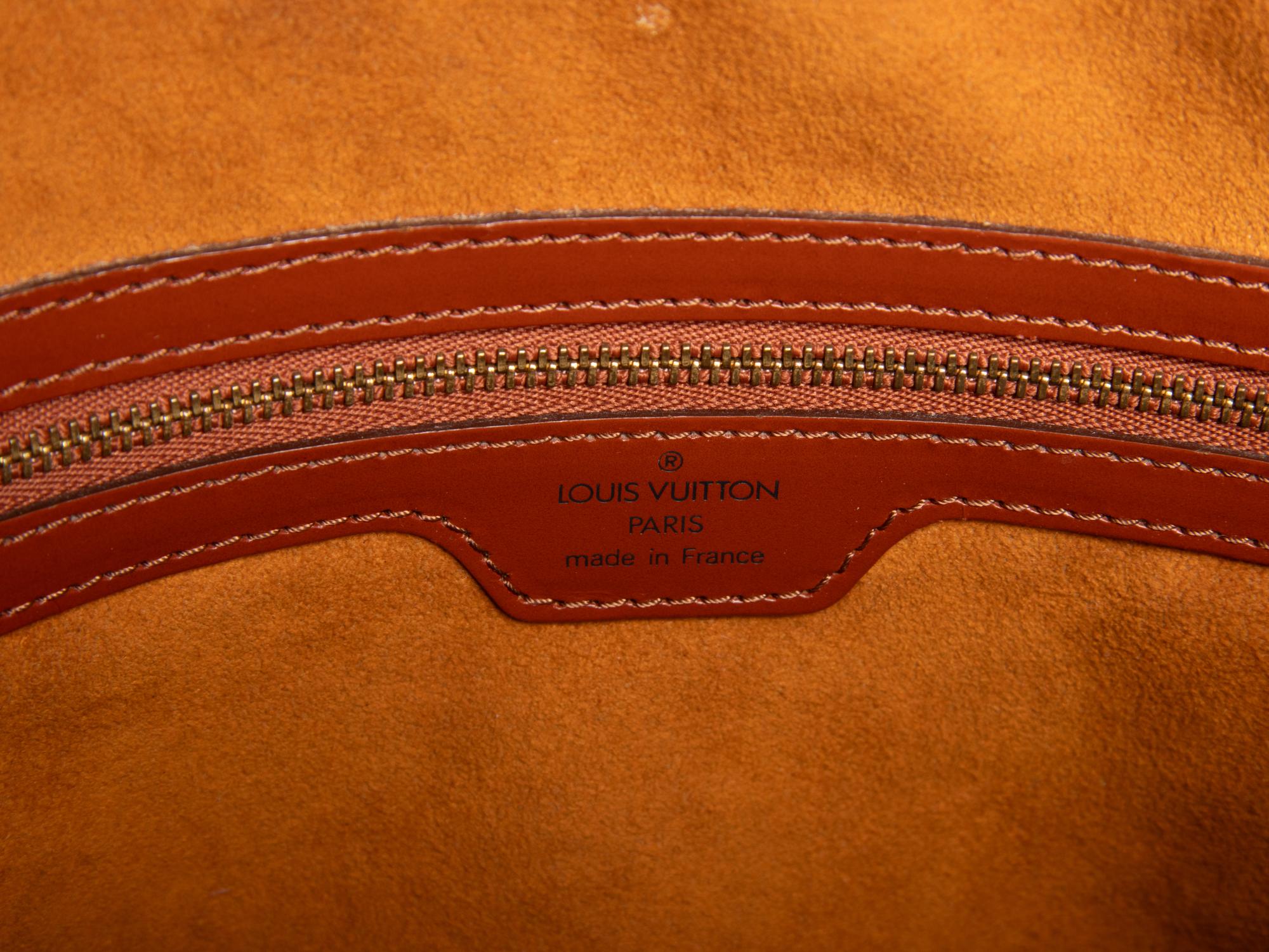 Louis Vuitton, Brown Epi Leather Lussac Bag