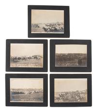 [WESTERN AMERICANA]. A collection of 17 Oklahoma Land Rush photographs. Perry, Oklahoma Territory: Hughes, September-October 1893.