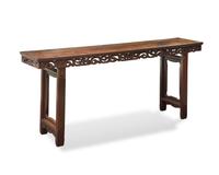 A large Chinese hardwood altar table, late Qing to Republic period