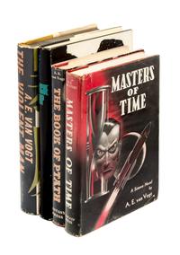 VAN VOGT, A. E. A group 4 signed first editions, limited, signed.