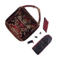 [CIVIL WAR]. Carpet bag containing artilleryman's personal effects.
