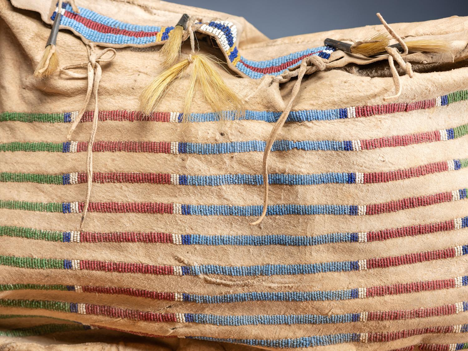 Sioux Beaded Hide Possible Bag