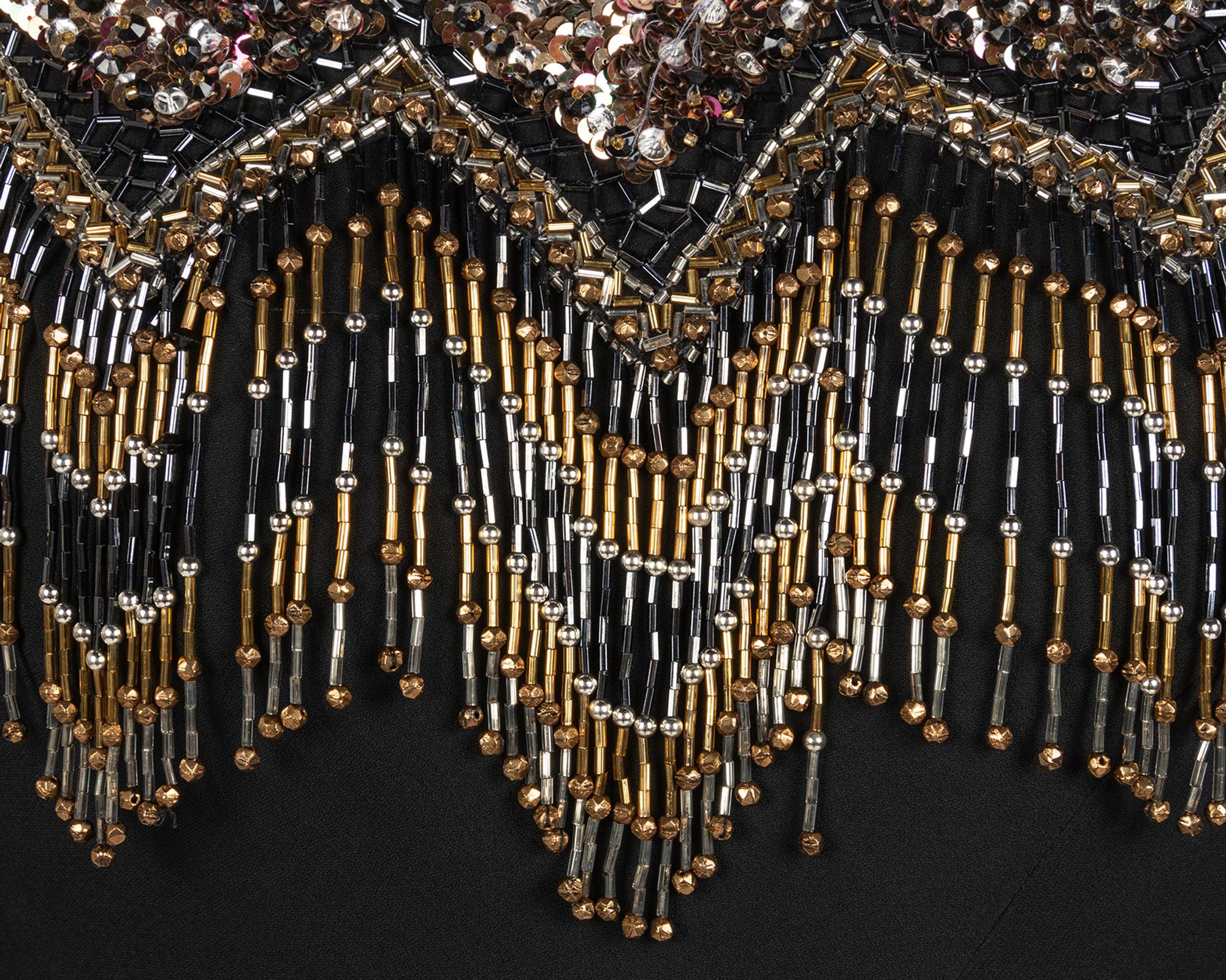 Three Designer Evening Dresses: One Oscar de la Renta, One Givenchy, One Bob Mackie, 1980s