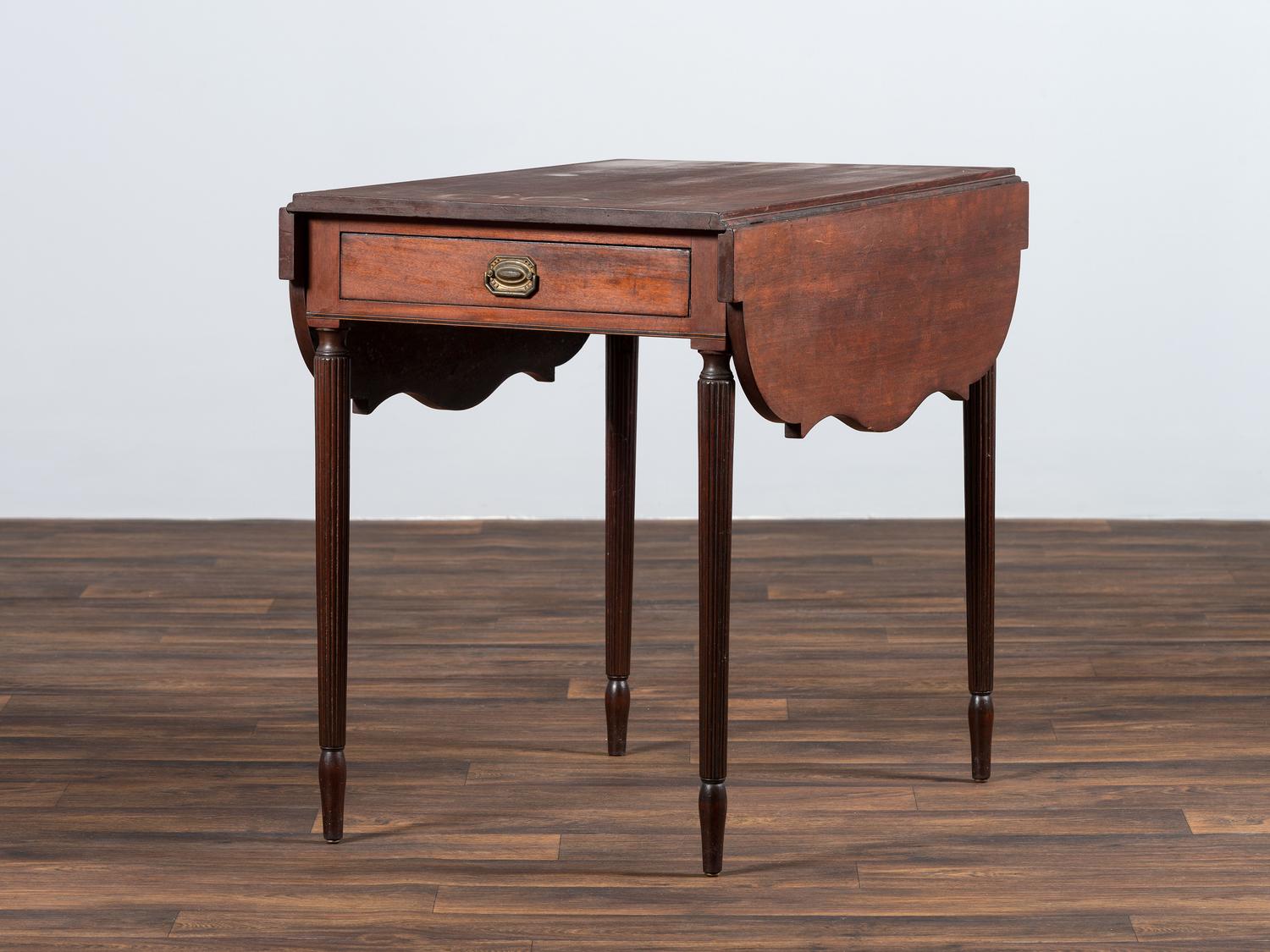 A Late Federal Mahogany Pembroke Table