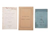 [HARRISON, William Henry]. A group of pamphlets of eulogies, sermons, and memorials to William Henry Harrison, comprising:
