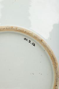 Two Chinese Export Rose Medallion Porcelain Articles