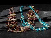 Pair of Zuni Multi-strand Fetish Necklaces