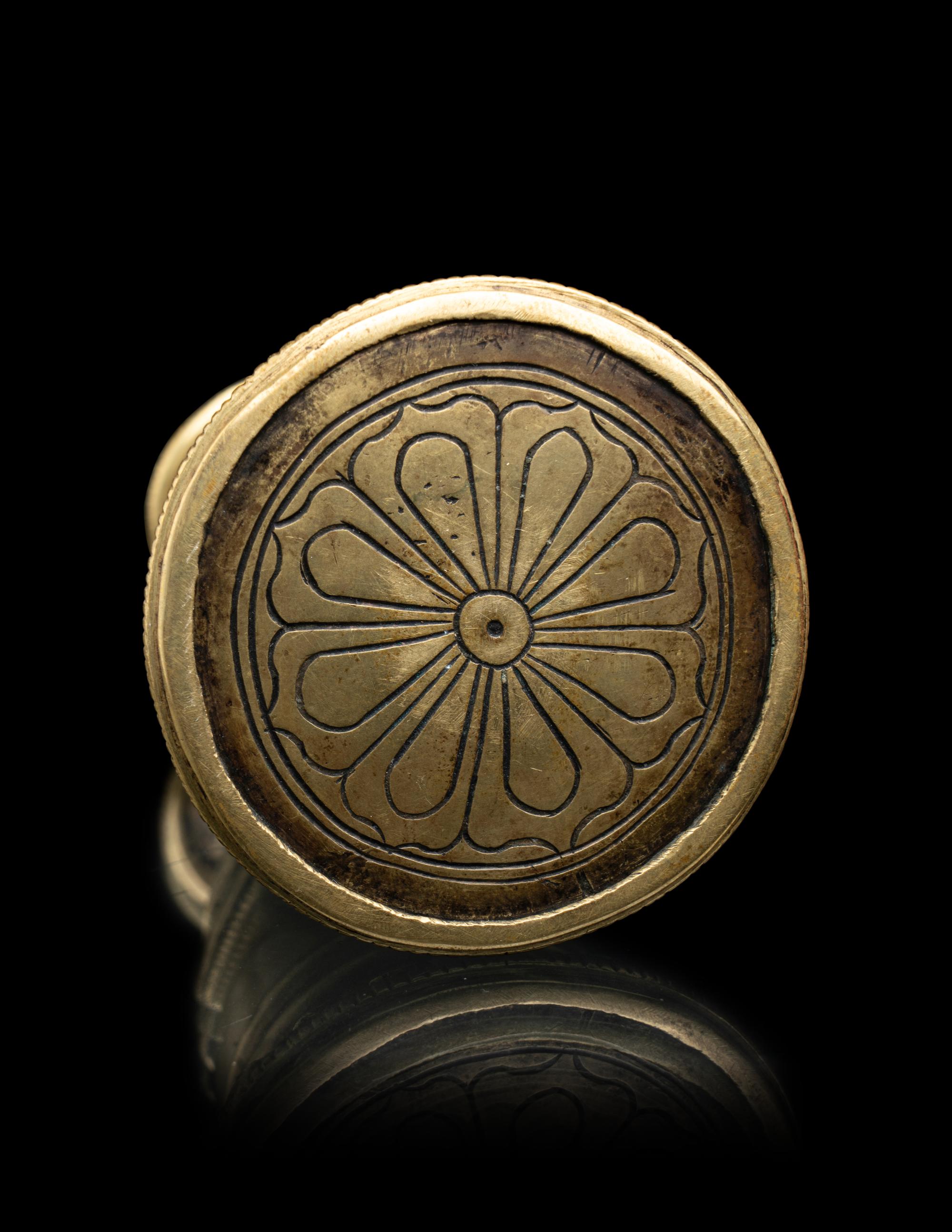 A Small Tibetan Bronze Pala-Style Model of a Stupa