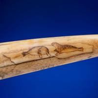 John Octuck (Inuit, 1873-1918) Scrimshawed Cribbage Board