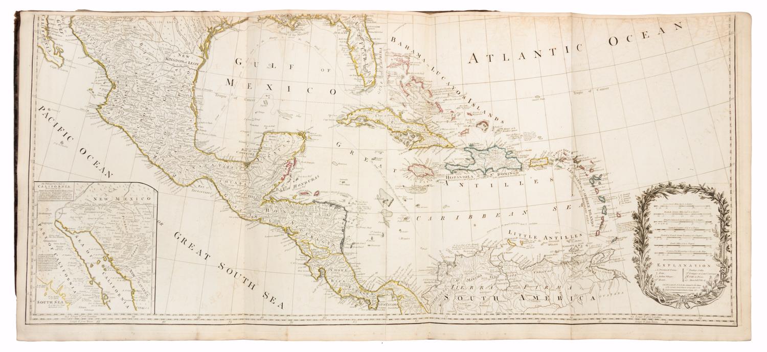 KITCHIN, Thomas (1718-1784). Kitchin's General Atlas, Describing the Whole Universe. London: Robert Laurie and James Whittle, 1804.