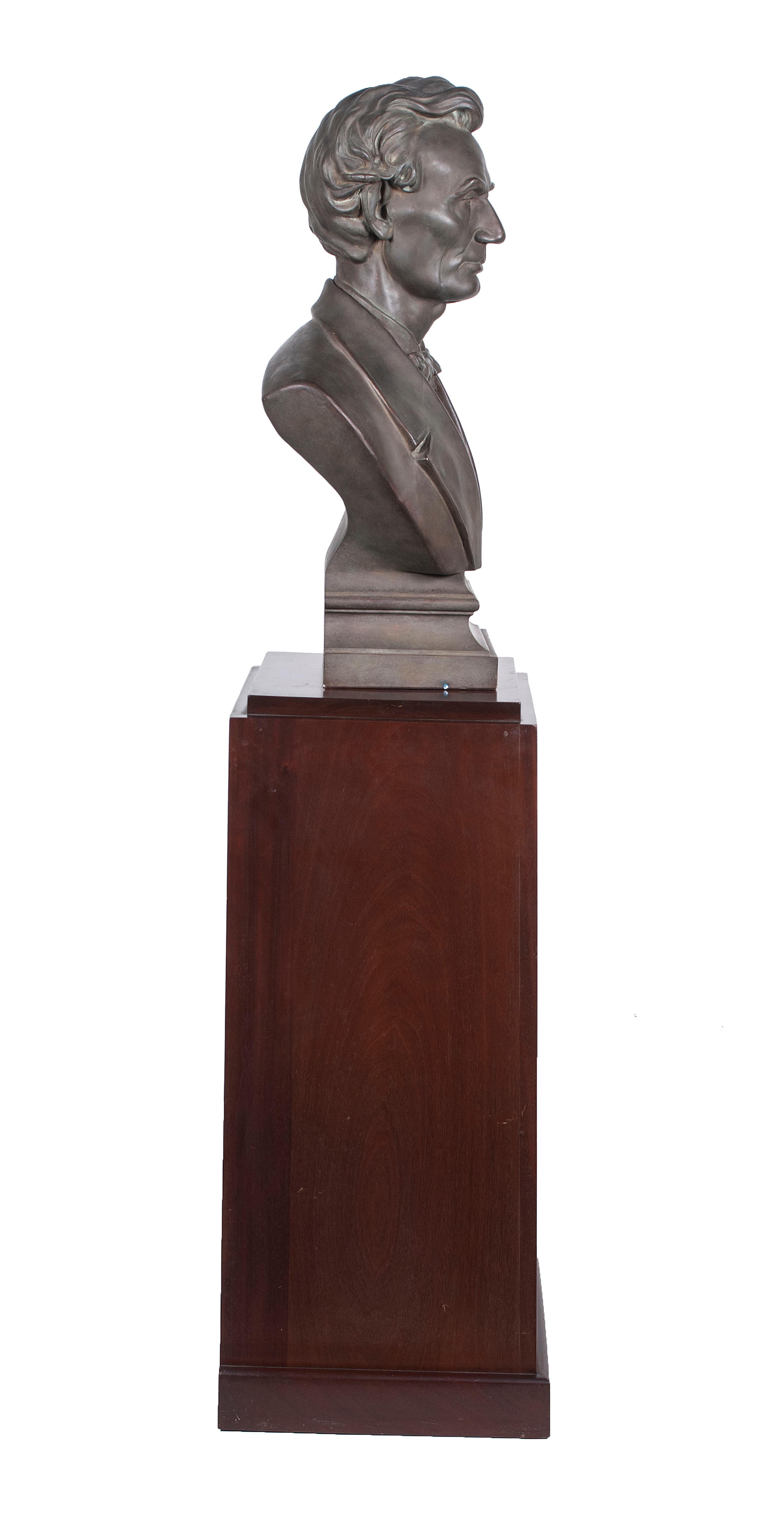 [LINCOLNIANA]. Plaster bust of Abraham Lincoln. N.p.: n.p., n.d.