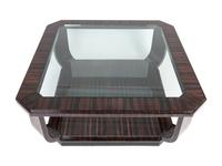 A French Art Deco Style Macassar Two-Tier Coffee Table — 20TH CENTURY