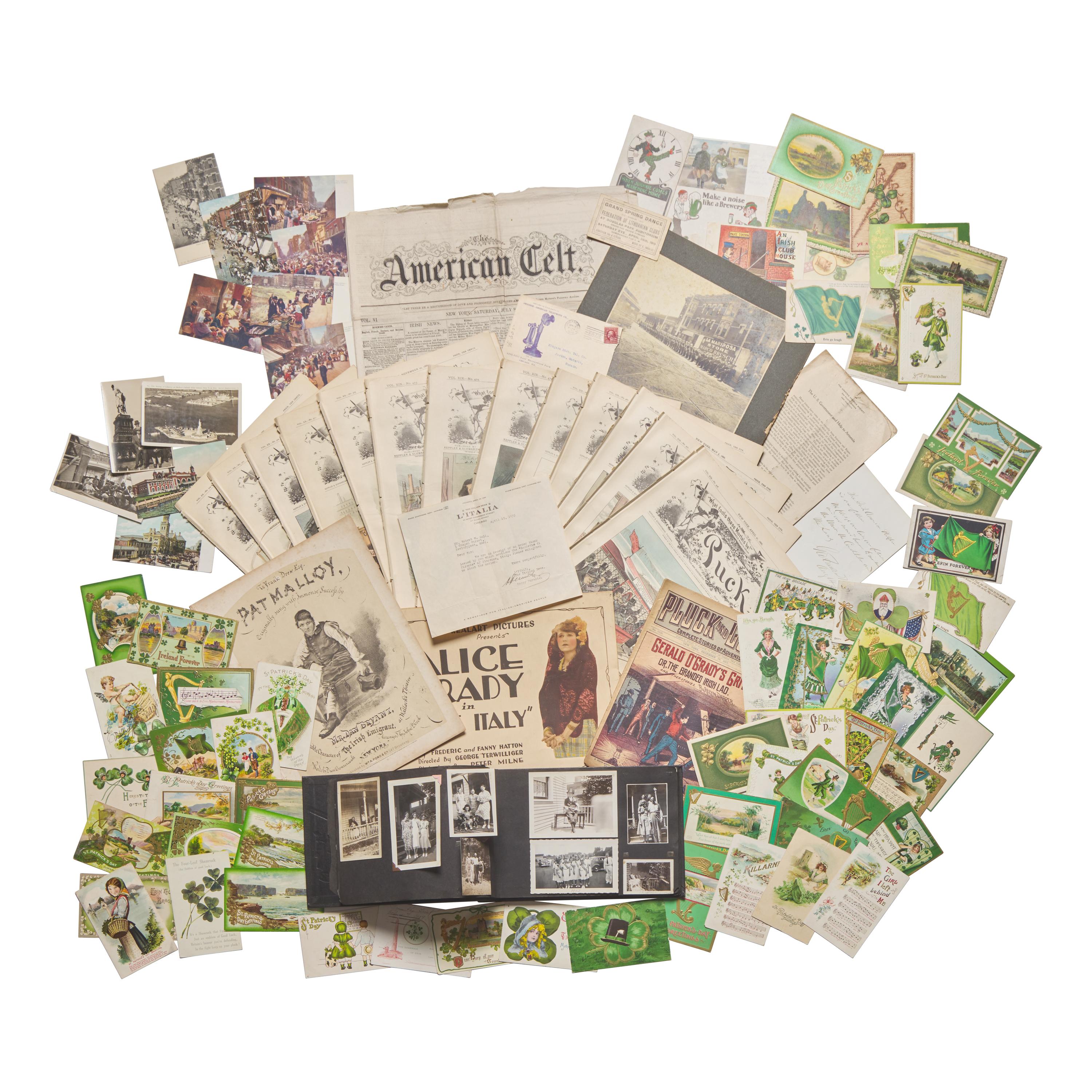 [Immigrants] Large Group of Items Related to the European-American Immigrant Experience