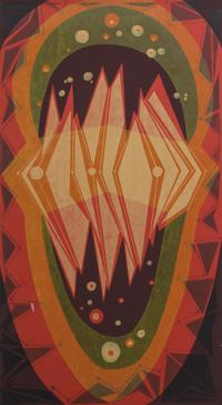 James Schwalbach, (Wisconsin, b. 1912), Generic #2, #3, #1 and #3, 1966 (four works)