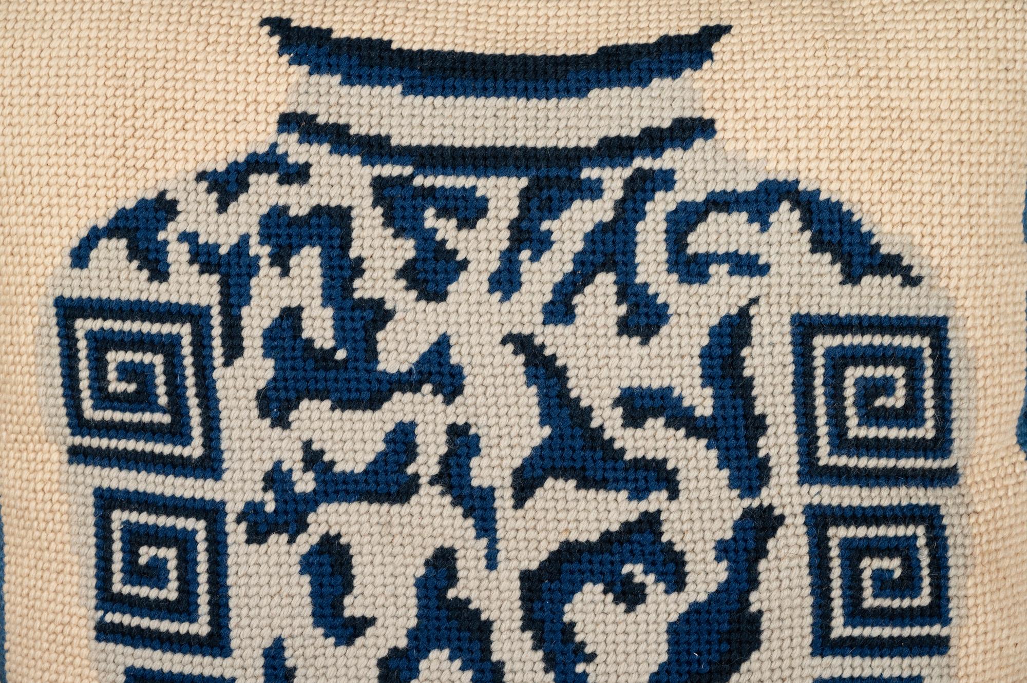 A Needlepoint Wool Rug