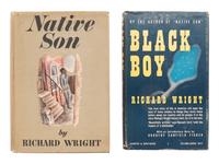 [LITERATURE]. WRIGHT, Richard (1908-1960). 2 works, Native Son and Black Boy .