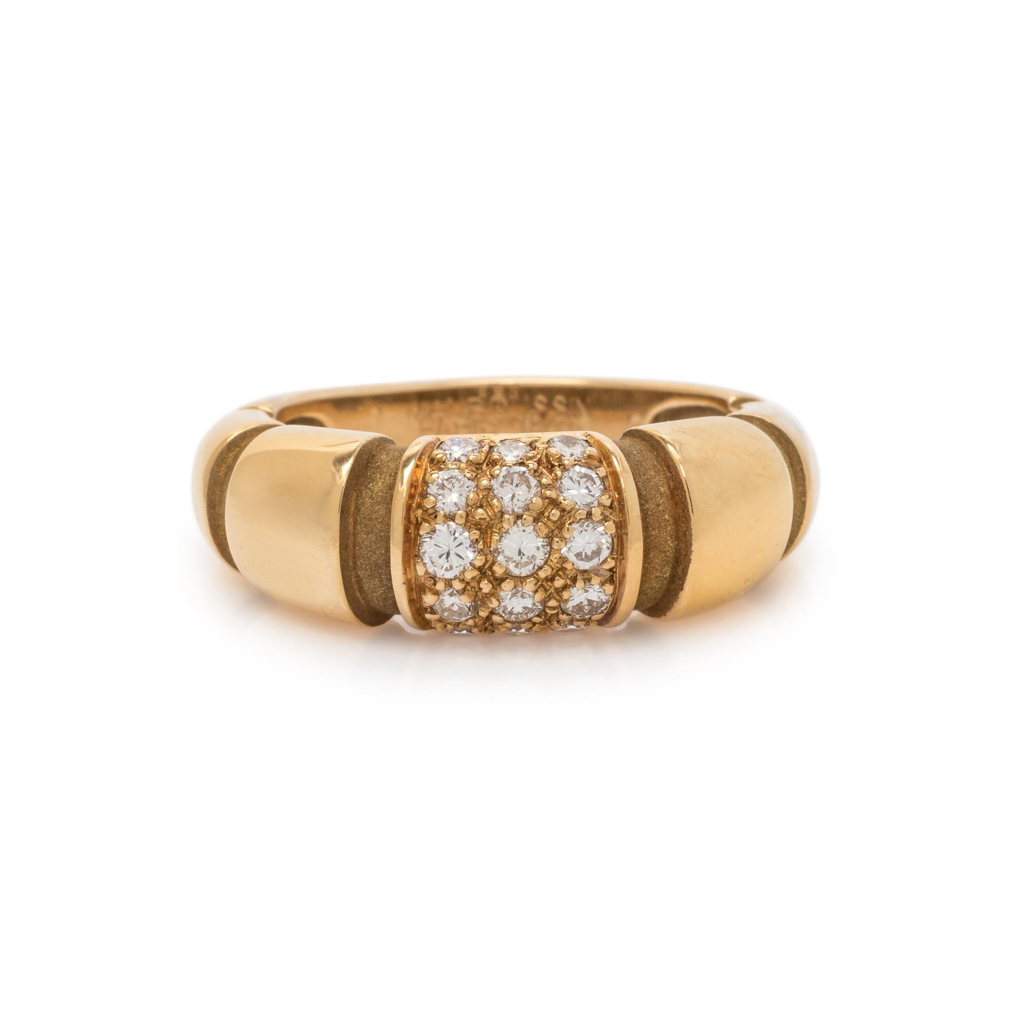 MAUBOUSSIN, YELLOW GOLD AND DIAMOND RING