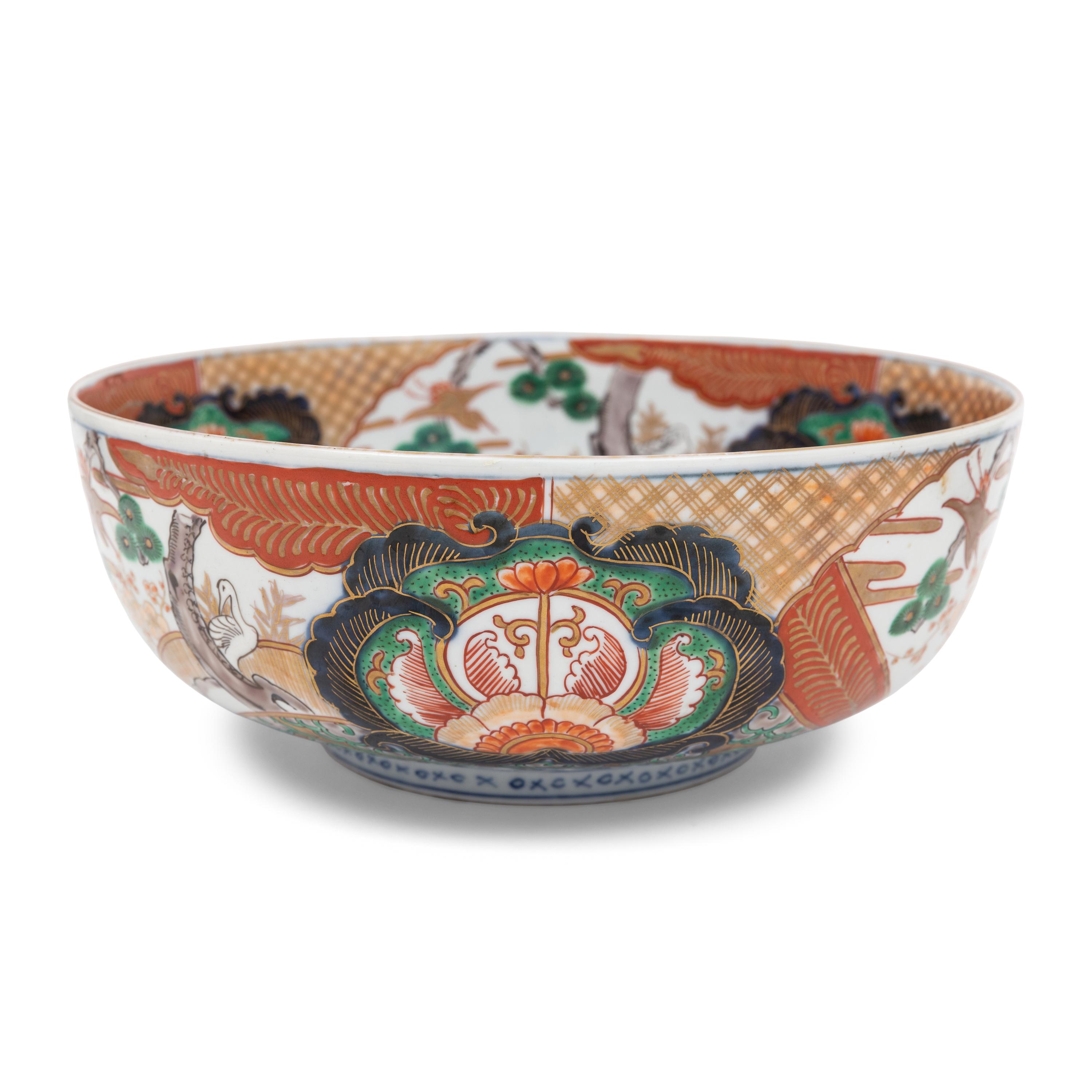 A Large Collection of Japanese Imari Porcelain Dishes