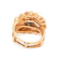 YELLOW GOLD AND DIAMOND RING